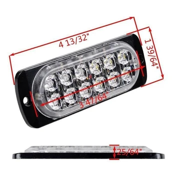 Warning Working Lamps Replacement Safety Strobe Driving Bulb Luminous DC 12V-24V Black Housing Transparent Lens
Warning Working Lamps Replacement Safety Strobe Driving Bulb Luminous DC 12V-24V Black Housing Transparent Lens