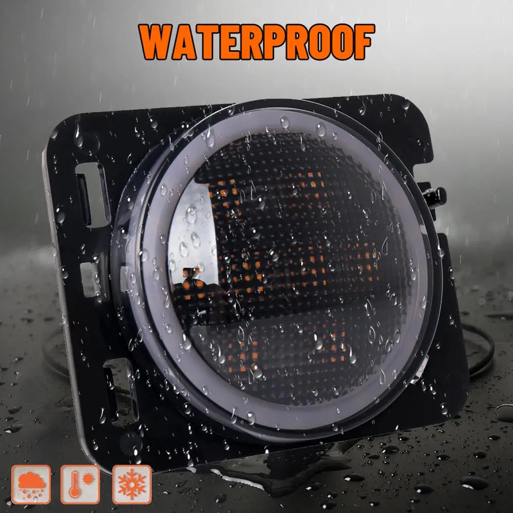 For Front Fender Side Marker Lights Smoked Parking Turn Indicator Lamp with White Halo for Jeep Wrangler JK JKU 2007-2017 Lights
For Front Fender Side Marker Lights Smoked Parking Turn Indicator Lamp with White Halo for Jeep Wrangler JK JKU 2007-2017 Lights