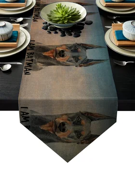 Table Runners Modern Retro Doberman Pet Dog Tablecloths Creative Table Runner Table Decoration Party Holiday Table Decor
Table Runners Modern Retro Doberman Pet Dog Tablecloths Creative Table Runner Table Decoration Party Holiday Table Decor
