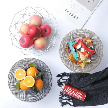 Nordic Wrought Iron Geometric Shape Hollow Fruit Basket Organizer Candy Dish Home Desktop Sundries Storage Decorative Container
Nordic Wrought Iron Geometric Shape Hollow Fruit Basket Organizer Candy Dish Home Desktop Sundries Storage Decorative Container