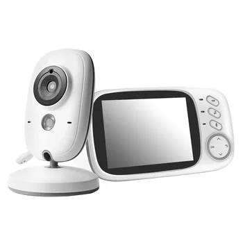 3.2 Inch Color Wireless Baby Monitor Nanny Security Camera Video Two-way Intercom Humidity Display Lullaby VOX Power Saving Mode
3.2 Inch Color Wireless Baby Monitor Nanny Security Camera Video Two-way Intercom Humidity Display Lullaby VOX Power Saving Mode