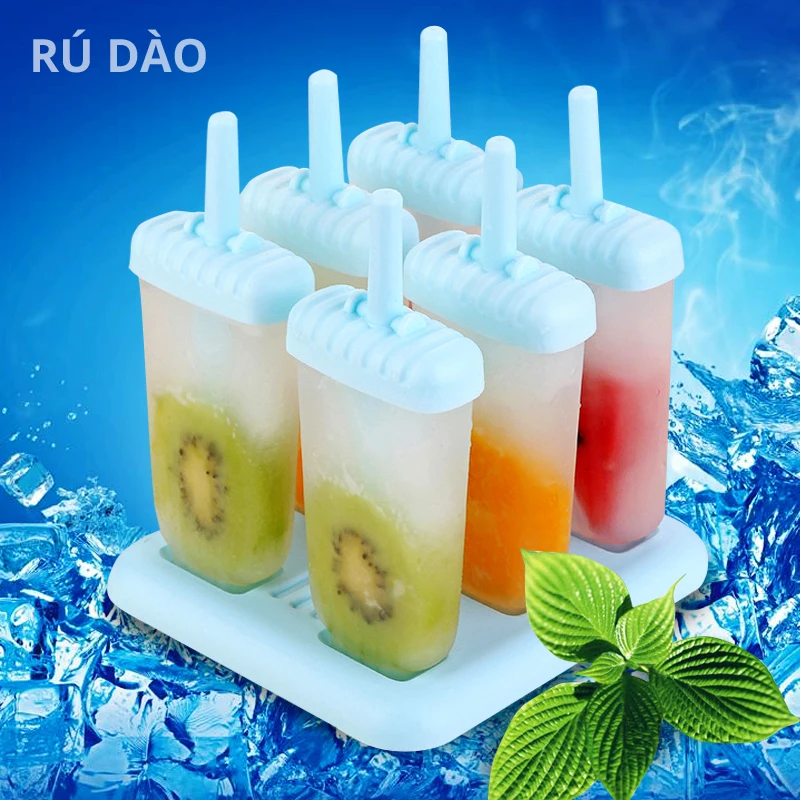 6Pcs Ice Cream Popsicle Molds Cooking Tools Rectangle Shaped Reusable DIY Frozen Ice Cream Pop Baking Moulds Ice Cream Tubs
6Pcs Ice Cream Popsicle Molds Cooking Tools Rectangle Shaped Reusable DIY Frozen Ice Cream Pop Baking Moulds Ice Cream Tubs