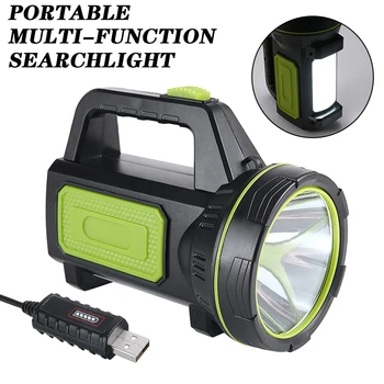 Mayitr Waterproof Lantern Flashlight Safety Spotlight Camping Handheld LED Searchlight Spotlight USB Rechargeable Flashlight
Mayitr Waterproof Lantern Flashlight Safety Spotlight Camping Handheld LED Searchlight Spotlight USB Rechargeable Flashlight