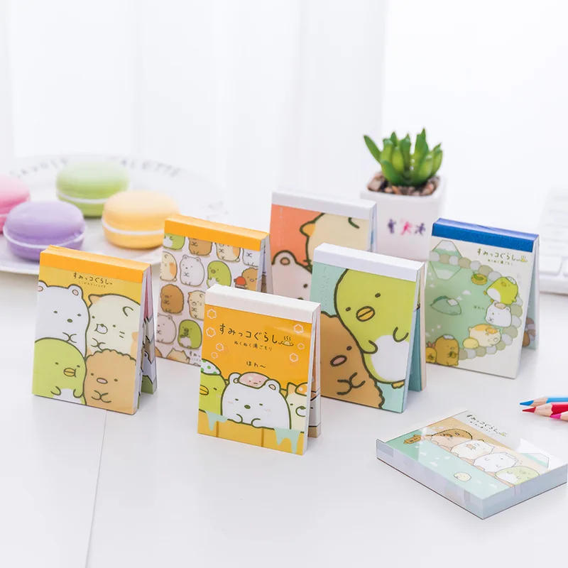Cute Sumikko Gurashi Memo Pad Sticky Notes Notepad Bookmark Label Stationery stickers Gift school writing supplies
Cute Sumikko Gurashi Memo Pad Sticky Notes Notepad Bookmark Label Stationery stickers Gift school writing supplies
