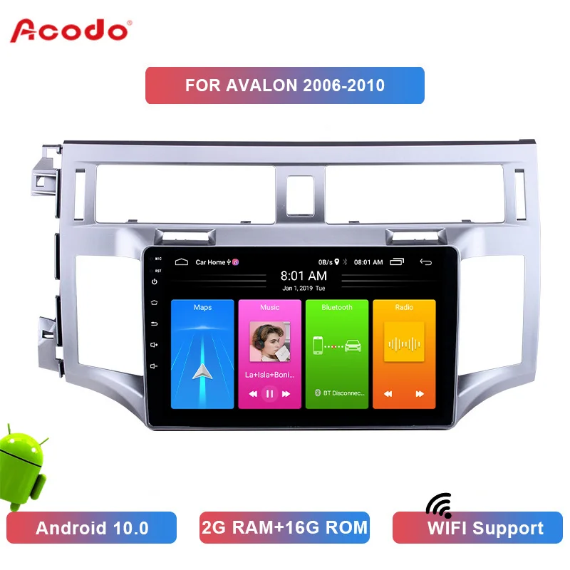 ACODO 2G RAM 16G ROM Android 10.0 Car Radio Multimedia Player For Toyota AVALON 2006-2010 Navigation GPS 2 Din
ACODO 2G RAM 16G ROM Android 10.0 Car Radio Multimedia Player For Toyota AVALON 2006-2010 Navigation GPS 2 Din