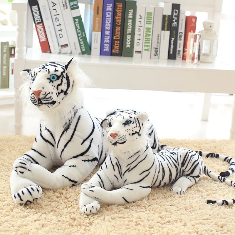 Plush Model White Tiger Doll Plush Tiger Doll Gift 
Plush Model White Tiger Doll Plush Tiger Doll Gift