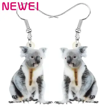 NEWEI Acrylic Australia Koala Earrings Animal Drop Dangle Jewelry For Women Girls Teens Children Gift Hot Sales Bulk Accessories
NEWEI Acrylic Australia Koala Earrings Animal Drop Dangle Jewelry For Women Girls Teens Children Gift Hot Sales Bulk Accessories