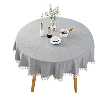 150cm Round Table Cloth Cotton Linen Tablecloths Nordic Style Tassel Table Tea Cloth Cover Home Decor
150cm Round Table Cloth Cotton Linen Tablecloths Nordic Style Tassel Table Tea Cloth Cover Home Decor