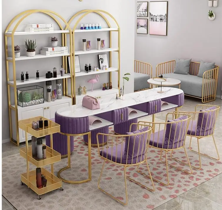 Nordic single and double manicure table net red economic manicure and manicure table
Nordic single and double manicure table net red economic manicure and manicure table