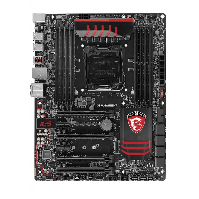 For MSI X99A GAMING 7 Desktop Motherboard X99 DDR4 LGA 2011 128GB I7 CPU USB2.0 USB3.0 USB3.1 100% tested intact
For MSI X99A GAMING 7 Desktop Motherboard X99 DDR4 LGA 2011 128GB I7 CPU USB2.0 USB3.0 USB3.1 100% tested intact