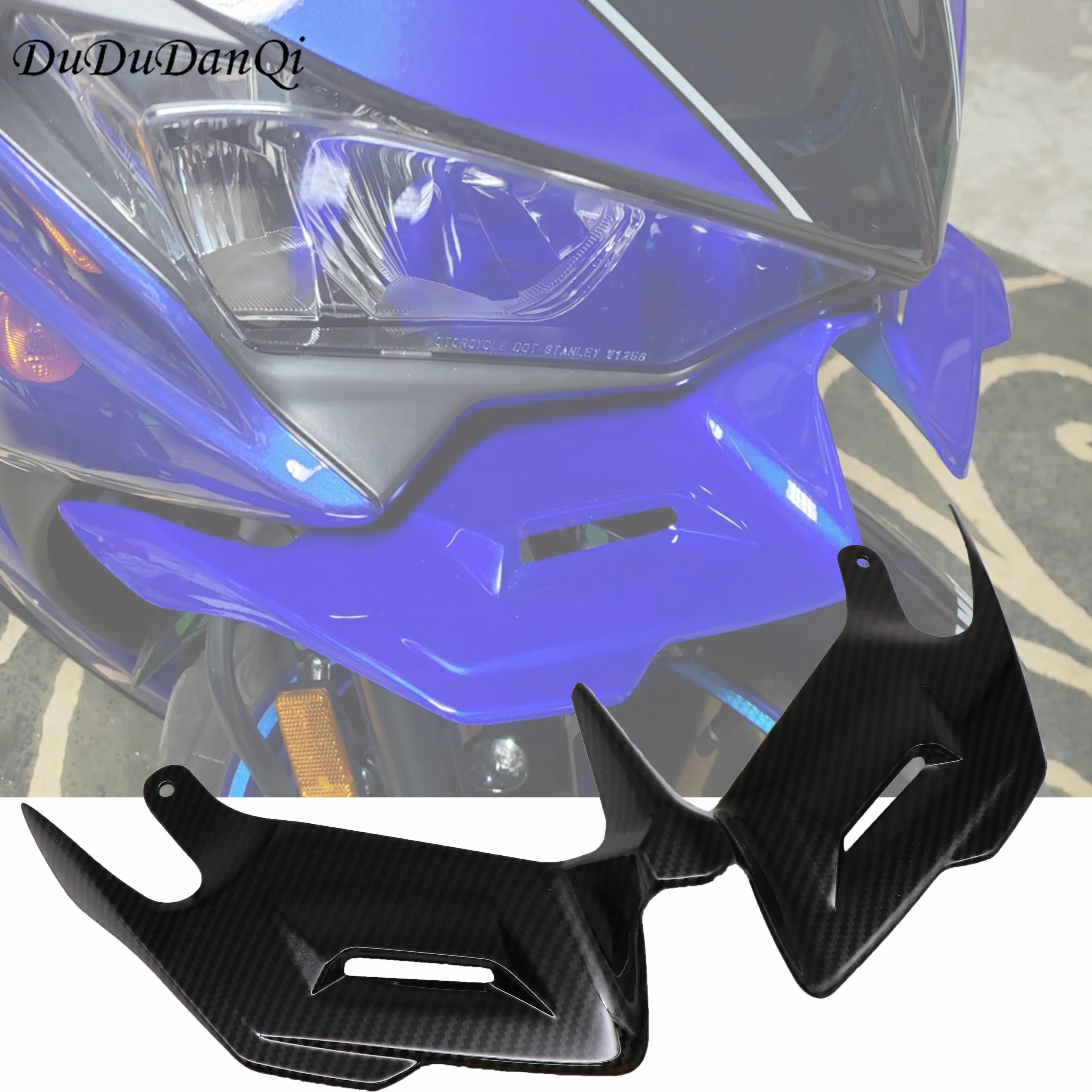 Aerodynamic Winglets Motorcycle Front Fairing Fits ABS Plastic Cover for YAMAHA YZF-R3 YZF-R25
Aerodynamic Winglets Motorcycle Front Fairing Fits ABS Plastic Cover for YAMAHA YZF-R3 YZF-R25