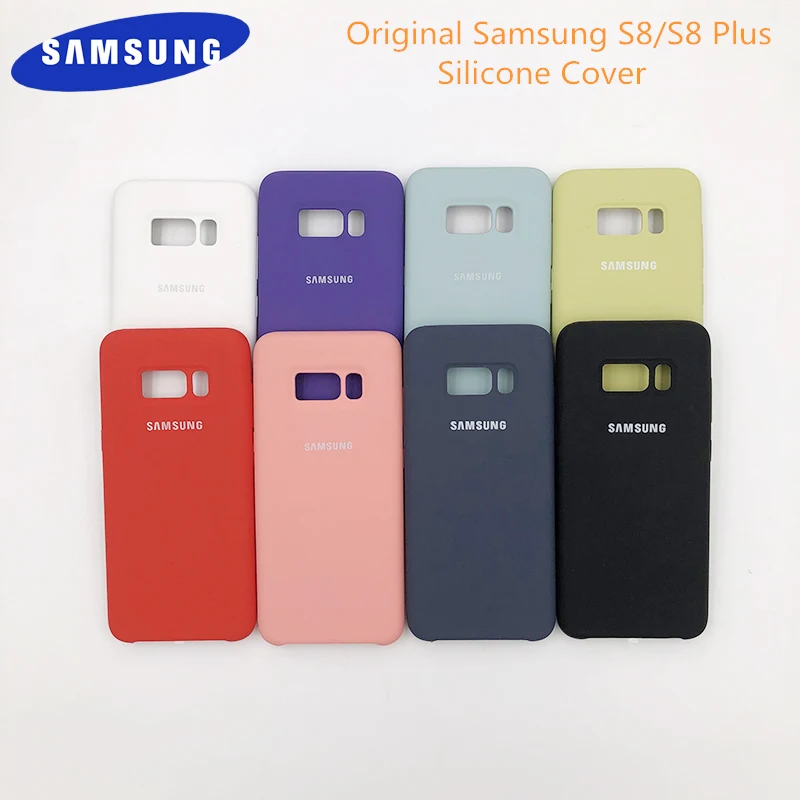 Original Samsung Galaxy S8/S8+ Silky Silicone Cover Soft-Touch Finish Back Protective Case For S8/S8plus With Signs and Buttons
Original Samsung Galaxy S8/S8+ Silky Silicone Cover Soft-Touch Finish Back Protective Case For S8/S8plus With Signs and Buttons