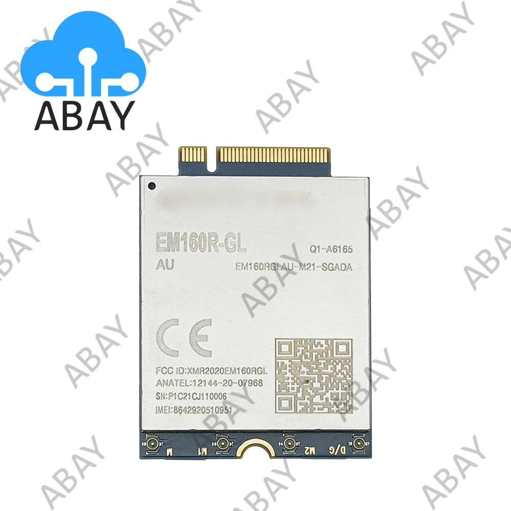 Quectel EM160R-GL LTE-A Cat16 M16 EM160 EM160R EM16 EM160 EM160R EM160RGLAU-M21-SGADA 4G M.2 Wifi Wireless IoT Module 
Quectel EM160R-GL LTE-A Cat16 M16 EM160 EM160R EM16 EM160 EM160R EM160RGLAU-M21-SGADA 4G M.2 Wifi Wireless IoT Module