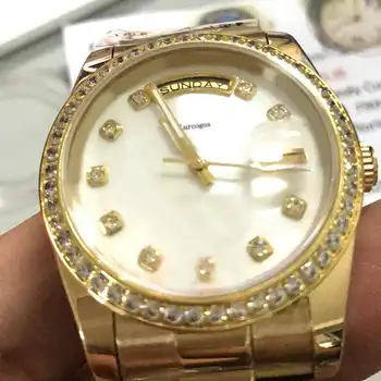 AAA luxury 18K gold diamonds Business watch automatic DAYDATE men automatic Self-wind 41mm watches Stainless steel Wristwatch no
AAA luxury 18K gold diamonds Business watch automatic DAYDATE men automatic Self-wind 41mm watches Stainless steel Wristwatch no