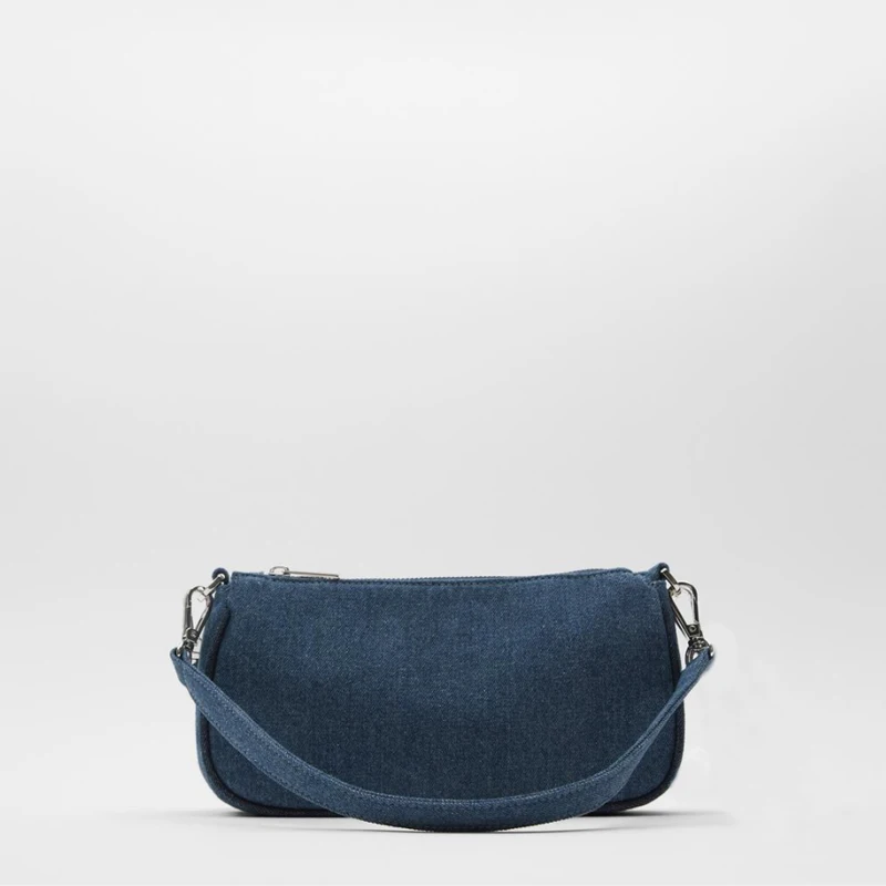 Fashion Design Denim Shoulder Bag Solid Color Women Baguette Bag 2020 New High Quality Designer Handbag and Purse Phone Pocket
Fashion Design Denim Shoulder Bag Solid Color Women Baguette Bag 2020 New High Quality Designer Handbag and Purse Phone Pocket