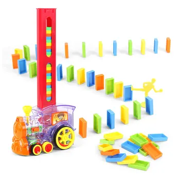 80Pcs Dominoes Blocks Set Electric Train Game Automatic Car Model Toy Children Learning Building and Stacking Toy Toys
80Pcs Dominoes Blocks Set Electric Train Game Automatic Car Model Toy Children Learning Building and Stacking Toy Toys