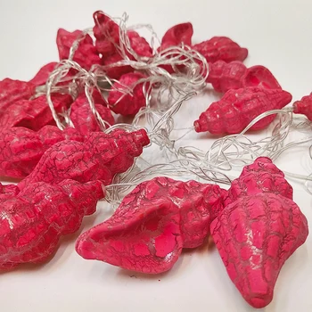 20 LED Conch Individual String Lights Christmas Holiday Garlands Plug in String For Bedroom Holiday Gift for Kids Extendable
20 LED Conch Individual String Lights Christmas Holiday Garlands Plug in String For Bedroom Holiday Gift for Kids Extendable