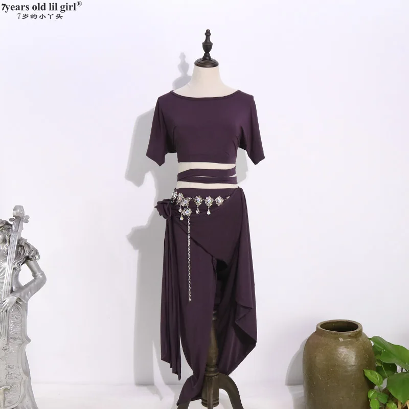 New Women's sexy Modal Rayon Cotton Short Sleeves+Skirt 2pcs Belly Dance Practice Suit For Women Belly Dance Set Top+SkirtGOO02
New Women's sexy Modal Rayon Cotton Short Sleeves+Skirt 2pcs Belly Dance Practice Suit For Women Belly Dance Set Top+SkirtGOO02
