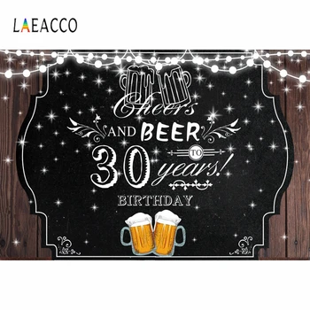 Laeacco 30 Years Birthday Pattern Beer Lights Photo Background Party Customized Vinyl Photographic Photography Backdrop Studio
Laeacco 30 Years Birthday Pattern Beer Lights Photo Background Party Customized Vinyl Photographic Photography Backdrop Studio
