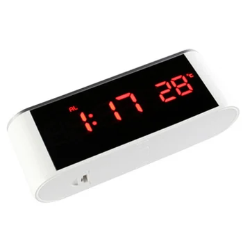 Digital LED Snooze Alarm Clock Time 0-50 °C Temperature Night Mode Clock Multi-function Clock Temperature Display
Digital LED Snooze Alarm Clock Time 0-50 °C Temperature Night Mode Clock Multi-function Clock Temperature Display