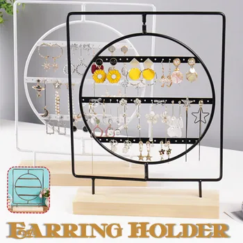 Wood Metal Jewelry Spin Holder Earrings Necklace Ring Pendant Bracelet Jewelry Display Stand Tray Tree Storage Racks Holder
Wood Metal Jewelry Spin Holder Earrings Necklace Ring Pendant Bracelet Jewelry Display Stand Tray Tree Storage Racks Holder