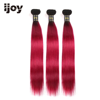 Straight 3 Weave Bundles Ombre #Burgundy Red Colored Bundles 8"-26" Brazilian Human Hair Extention Non-Remy IJOY
Straight 3 Weave Bundles Ombre #Burgundy Red Colored Bundles 8"-26" Brazilian Human Hair Extention Non-Remy IJOY