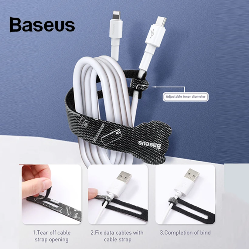 Baseus Cable Organizer For Flexible Cable Management Clips Cable Holder For Mouse Earphone Cable Sorting Storage
Baseus Cable Organizer For Flexible Cable Management Clips Cable Holder For Mouse Earphone Cable Sorting Storage