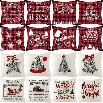 45x45cm Christmas Cushion Cover Merry Christmas New Year 2021 Decor for Xmas Navidad Noel Gifts Christmas Ornament Navidad 2020 
45x45cm Christmas Cushion Cover Merry Christmas New Year 2021 Decor for Xmas Navidad Noel Gifts Christmas Ornament Navidad 2020