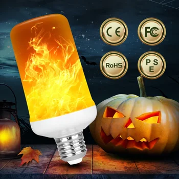 4 Modes With Gravity Sensor E27 LED Flame Bulb Upside Down Effect Simulated Decorative Vintage Atmosphere Lighting Lamp
4 Modes With Gravity Sensor E27 LED Flame Bulb Upside Down Effect Simulated Decorative Vintage Atmosphere Lighting Lamp