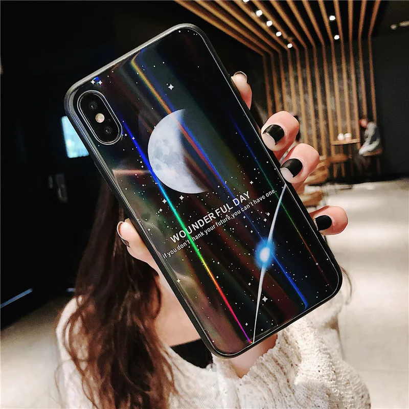 Starry sky night view Tempered glass case for iPhone x 7 8 plus phone case for iPhone XR XS Max 6 6S Plus silicone phone case
Starry sky night view Tempered glass case for iPhone x 7 8 plus phone case for iPhone XR XS Max 6 6S Plus silicone phone case