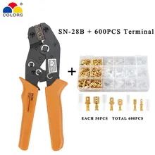 Colors SN-28B 270/600pcs dupont crimping tool kit crimping pliers terminal ferrule crimper wire terminals clamp kit tool
Colors SN-28B 270/600pcs dupont crimping tool kit crimping pliers terminal ferrule crimper wire terminals clamp kit tool