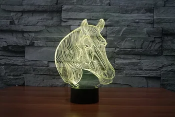 Touch LED lamp colors changing gift atmosphere decorative table lamp 3d lights New horse 3D lights visual lights
Touch LED lamp colors changing gift atmosphere decorative table lamp 3d lights New horse 3D lights visual lights