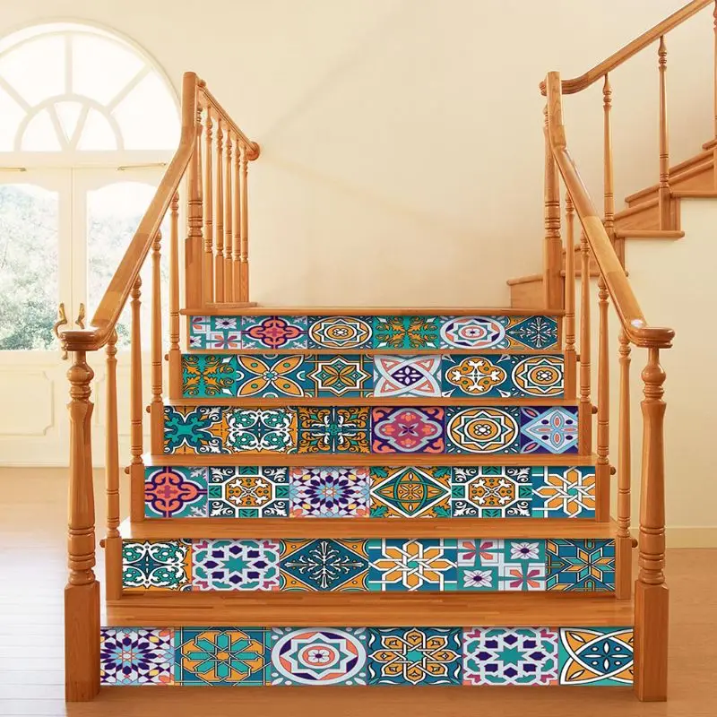 6pcs/set 3D Flower Staircase Stair Sticker Riser Pattern Floor Sticker Self Adhesive DIY Stairway Waterproof PVC Wall Decal
6pcs/set 3D Flower Staircase Stair Sticker Riser Pattern Floor Sticker Self Adhesive DIY Stairway Waterproof PVC Wall Decal