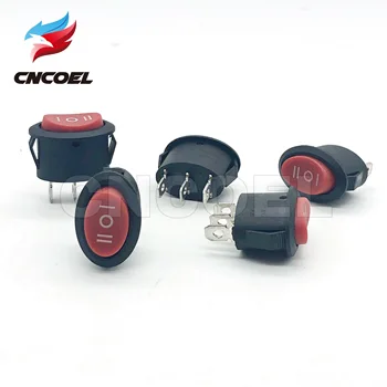 5Pcs Rocker Switch Ellipse Red KCD1 3Pin three position Seesaw Power switch 6A/250VAC 10A/125VAC
5Pcs Rocker Switch Ellipse Red KCD1 3Pin three position Seesaw Power switch 6A/250VAC 10A/125VAC
