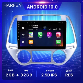 Harfey Android 10.0 Car GPS Navigation Radio 2GB RAM 2.5D IPS Unit Player For Hyundai i20 Auto A/C 2012 2013 2014 support OBD2
Harfey Android 10.0 Car GPS Navigation Radio 2GB RAM 2.5D IPS Unit Player For Hyundai i20 Auto A/C 2012 2013 2014 support OBD2