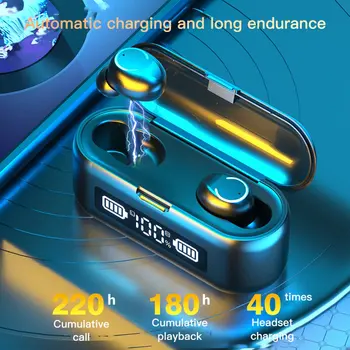 Wireless Earphones Bluetooth Earphones V5.0 2000mAh LED 9D Stereo Sports Waterproof Earbuds Headsets Earphone
Wireless Earphones Bluetooth Earphones V5.0 2000mAh LED 9D Stereo Sports Waterproof Earbuds Headsets Earphone