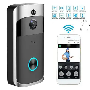 Mounchain Wireless WiFi DoorBell Smart Video Phone Door Visual Ring Intercom Secure Camera
Mounchain Wireless WiFi DoorBell Smart Video Phone Door Visual Ring Intercom Secure Camera