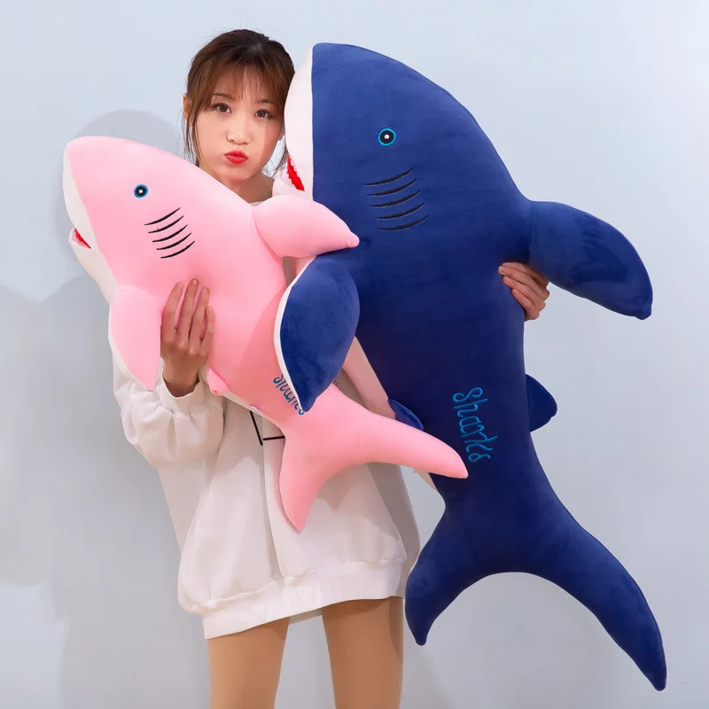 Large Size Software Shark Pillow Model Marine Organism Hot Selling Plush Toys Customizable
Large Size Software Shark Pillow Model Marine Organism Hot Selling Plush Toys Customizable