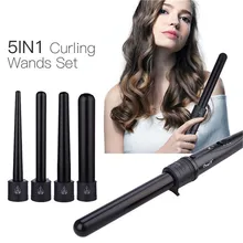 5 In 1 Curling Iron Wand Set Interchangeable Ceramic Barrelrotation Ceramic Curler Multi Styling Tool Roller Tongs Hair Waver
5 In 1 Curling Iron Wand Set Interchangeable Ceramic Barrelrotation Ceramic Curler Multi Styling Tool Roller Tongs Hair Waver
