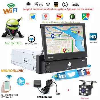 Replacement for Android 8.1 Single Din Car 7inch HD Touch Screen MP5 GPS Navigation WiFi Mirror Link
Replacement for Android 8.1 Single Din Car 7inch HD Touch Screen MP5 GPS Navigation WiFi Mirror Link