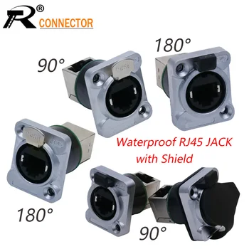 1pc Shield RJ45 Jack socket CAT5E waterproof connector panel mount metal ethernet PCB Network adapter Fast transmission
1pc Shield RJ45 Jack socket CAT5E waterproof connector panel mount metal ethernet PCB Network adapter Fast transmission