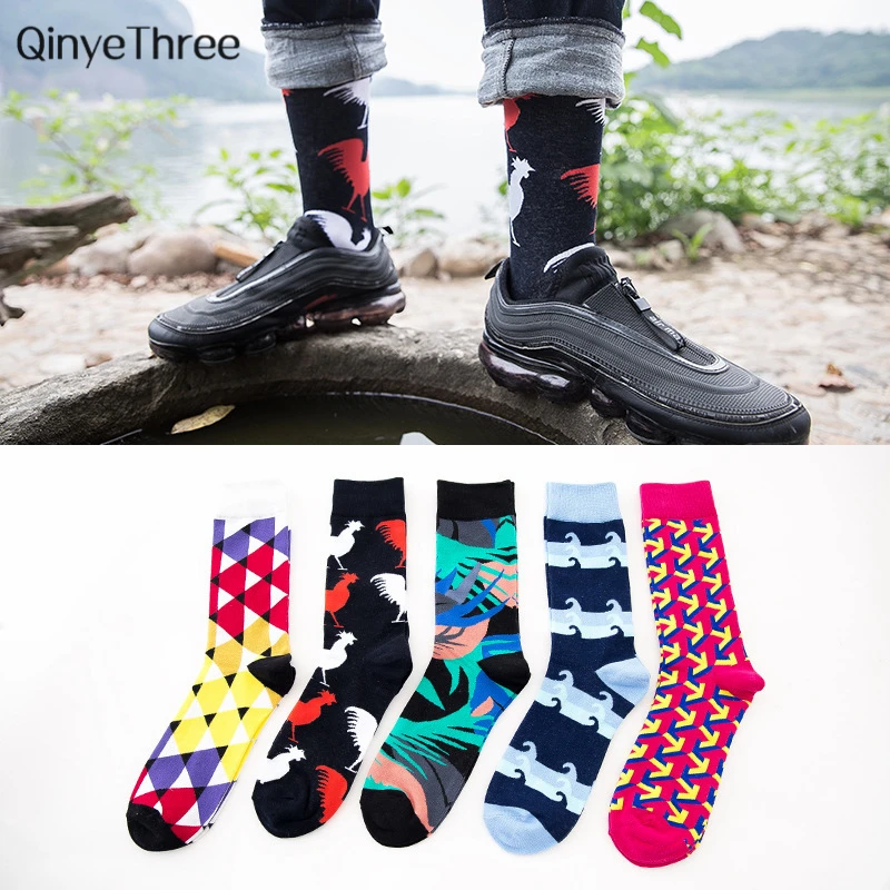 Men Art Harajuku Jacquard Crew Happy Socks Street Abstract Geometry Cock Leaves Arrow Ripple Patterned Hip Hop Socks Dropship
Men Art Harajuku Jacquard Crew Happy Socks Street Abstract Geometry Cock Leaves Arrow Ripple Patterned Hip Hop Socks Dropship