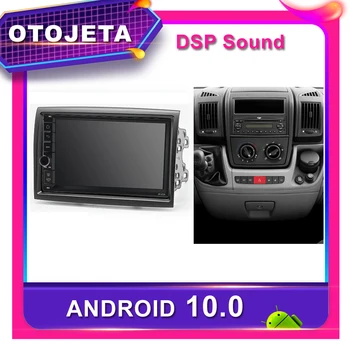 Frame android 10.0 dvd player car radio for Peugeot Boxer Fiat Ducato Citroen Jumper Car GPS dsp stereo multimedia tape recorder