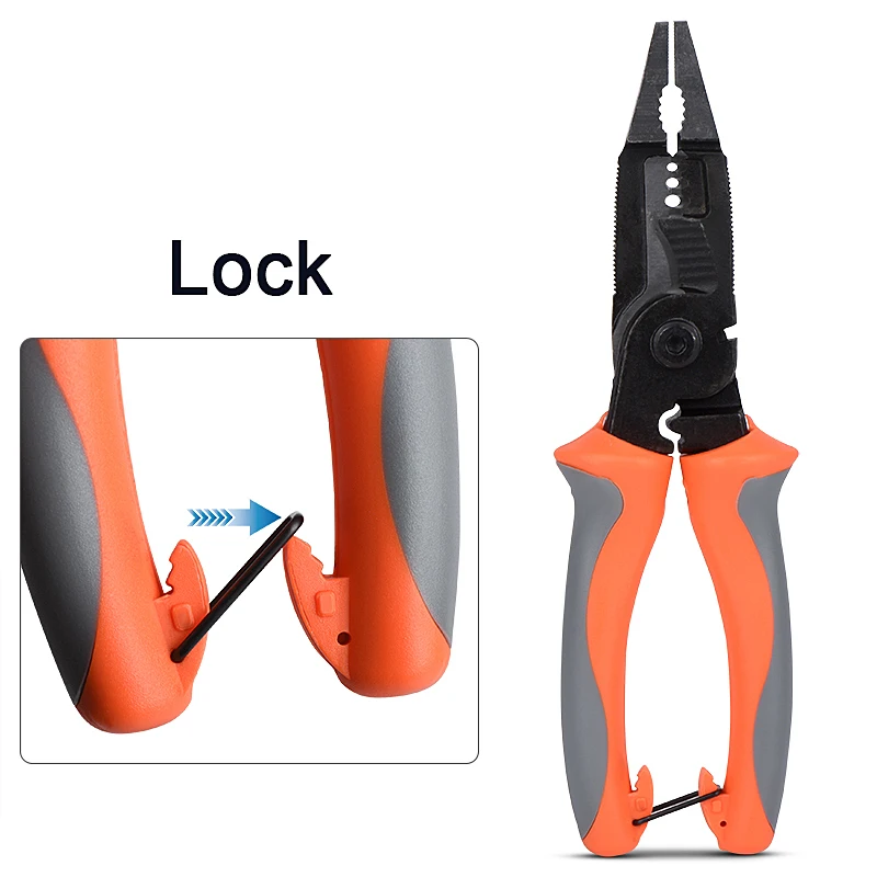 QHTITEC ABS Crimping Wire Stripper Automatic Wire Cutter Pliers Multi-Functional Peeling Tools Terminal 0.2-6.0mm2 Hand Tool
QHTITEC ABS Crimping Wire Stripper Automatic Wire Cutter Pliers Multi-Functional Peeling Tools Terminal 0.2-6.0mm2 Hand Tool