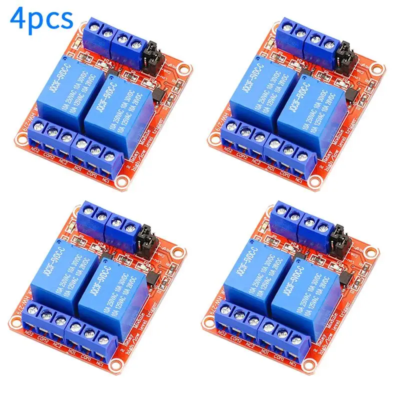 4Pcs 5v 12v 2 Channel Relay Module With Optocoupler Relay Output 2 Way Relay Module For Arduino In Stock Relay Module Relay
4Pcs 5v 12v 2 Channel Relay Module With Optocoupler Relay Output 2 Way Relay Module For Arduino In Stock Relay Module Relay