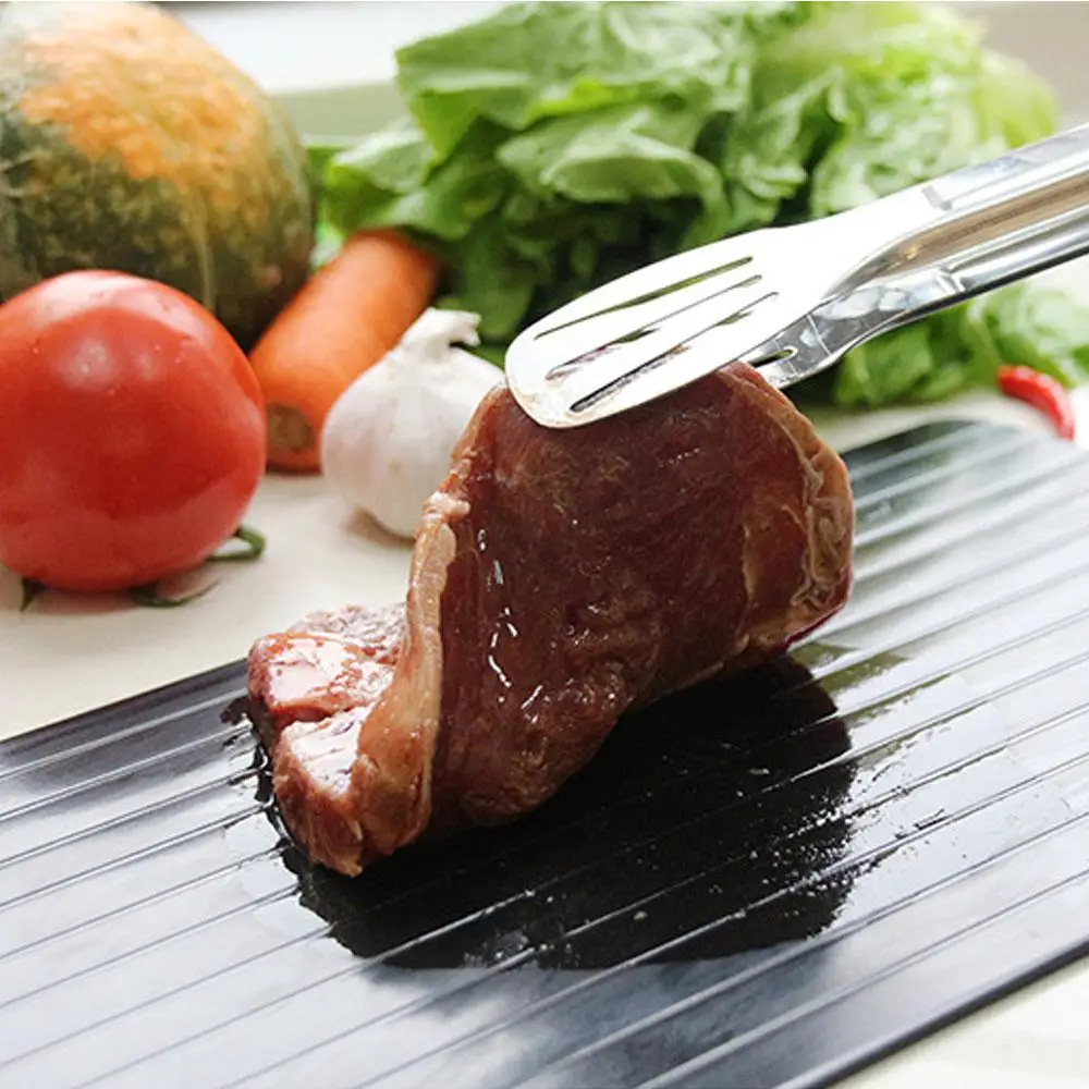 2-in-1 Fast Defrosting Meat Tray chopping board Rapid Safety Thawing Tray Quick Thawing Plate For Frozen Food Meat Kitchen tool
2-in-1 Fast Defrosting Meat Tray chopping board Rapid Safety Thawing Tray Quick Thawing Plate For Frozen Food Meat Kitchen tool