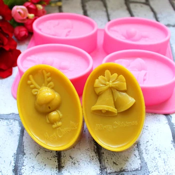 2019New Handmade Silicone Molds For Soap 3d Christmas Deer Bell Mold DIY Soap Making Candle Craft Bathroom
2019New Handmade Silicone Molds For Soap 3d Christmas Deer Bell Mold DIY Soap Making Candle Craft Bathroom