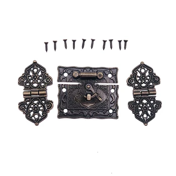 2x Antique Alloy Hollow Flower Door Butt Hinges + 1Pc Jewelry Wooden Box Case Toggle Hasp Latch Diy Vintage Hardware Accessories
2x Antique Alloy Hollow Flower Door Butt Hinges + 1Pc Jewelry Wooden Box Case Toggle Hasp Latch Diy Vintage Hardware Accessories