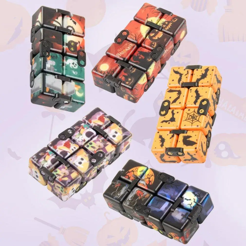 Halloween Fidget Toys Children Adult Infinity Magic Cube Fingertips Relieve Stress Decompression Toy Funny Hand Game
Halloween Fidget Toys Children Adult Infinity Magic Cube Fingertips Relieve Stress Decompression Toy Funny Hand Game