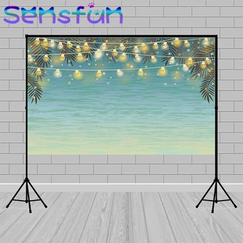 Beach Background Lights Leaves Seaside Scene Summer Wedding Photography Backdrop Baby Birthday Bridal Shower Party Banner
Beach Background Lights Leaves Seaside Scene Summer Wedding Photography Backdrop Baby Birthday Bridal Shower Party Banner